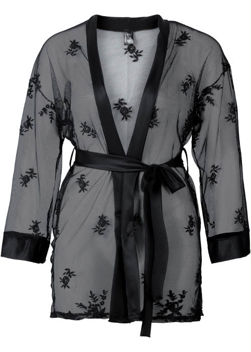 Čipkované kimono so širokými rukávmi