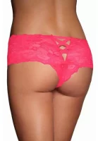 Ružové čipkované nohavičky v sexy dizajne